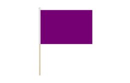 Purple flag 150 x 230mm | Plain purple flag 6'' x 9''