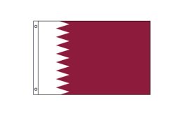 Qatar flag 600 x 900 | Medium Qatar flag