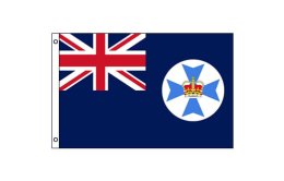 QLD flag 600 x 900 | Medium Queensland flagpole flag