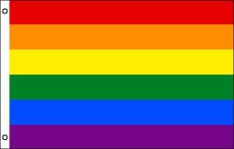 Rainbow flag 900 x 1500 | LGBT Rainbow flagpole flag