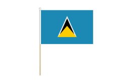 Saint Lucia flag 150 x 230 | Saint Lucia table flag