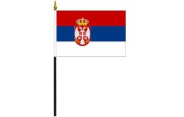 Serbia flag 100 x 150 | Serbia desk flag