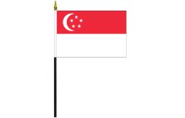 Singapore flag 100 x 150 | Singapore desk flag