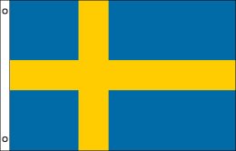 Sweden flag 900 x 1500 | Large Sweden flagpole flag