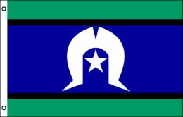 Torres Strait Islanders flag 900 x 1500 | TSI flag 3' x 5'