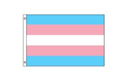 Transgender flag 600 x 900 | Transgender flagpole flag