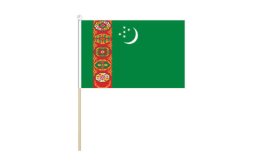 Turkmenistan flag 150 x 230 | Turkmenistan table flag
