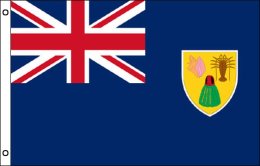 Turks flag 900 x 1500 | Large Caicos Islands flagpole flag