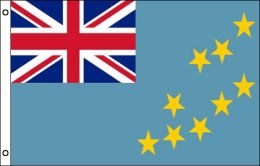 Tuvalu flag 900 x 1500 | Large Tuvalu flagpole flag