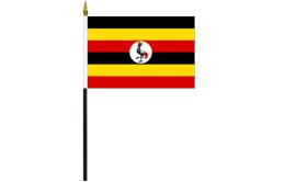 Uganda flag 100 x 150 | Uganda desk flag