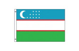 Uzbekistan flag 600 x 900 | Medium Uzbekistan Flag