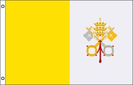 Vatican City flag 900 x 1500 | Large Catholic flagpole flag