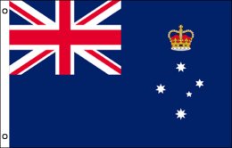 Victoria flag 900 x 1500 | Large Victoria flagpole flag