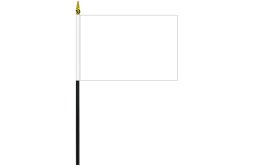 White flag 100 x 150mm | Plain white flag
