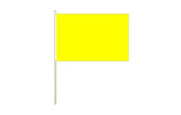 Yellow flag 150 x 230mm | Plain Yellow flag 6'' x 9''