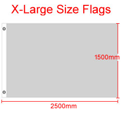 1500mm X 2500mm X-Large Flags