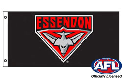 Essendon Bombers footy flags