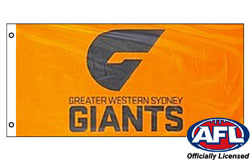 GWS Giants footy flags