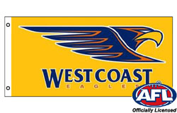 West Coast Eagles footy flags