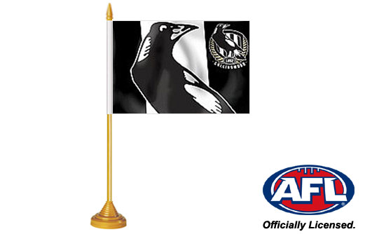 Collingwood Magpies desk flag | Collingwood Magpies table flag