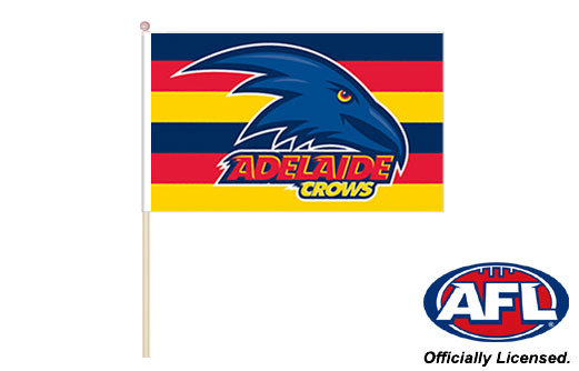 Image of Adelaide Crows stick flag Crows hand waving flag