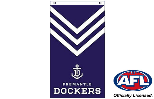Image of Fremantle Dockers fan flag Fremantle Dockers supporters flag