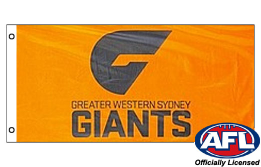GWS Giants FC flag 900 x 1800 | GWS Giants flagpole flag