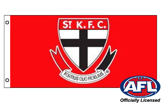 Image of St Kilda Saints FC flag St Kilda Saints flagpole flag