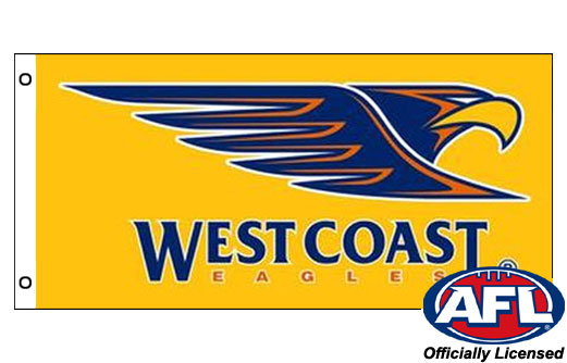 West Coast Eagles flag 900 x 1800 | WC Eagles flagpole flag
