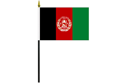 Afghan desk flag | Afghanistan school project flag