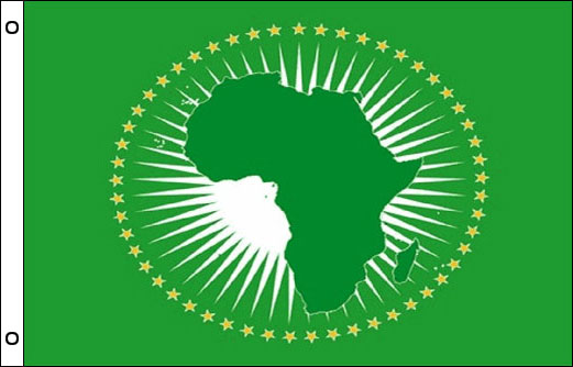 African Union flagpole flag | African Union funeral flag