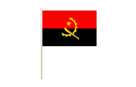 Angola mini stick flag | Angola mini desk flag