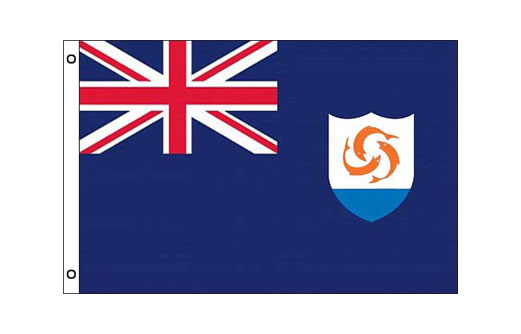 Image of Anguilla flag 600 x 900 Medium Anguilla flagpole flag