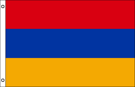 Armenia flagpole flag | Armenian funeral flag