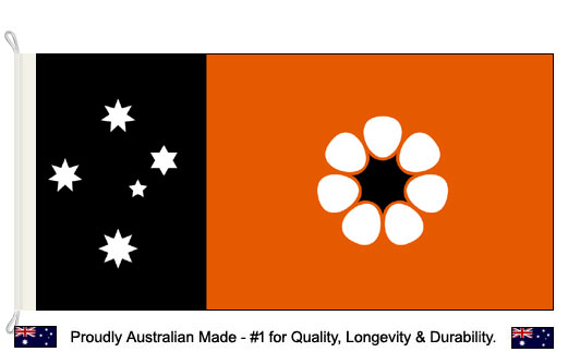 Image of Northern Territory flag 900 x 1800 Woven Australian made.