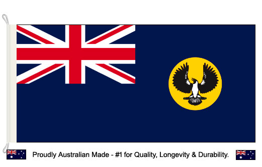 Image of South Australia flag 900 x 1800 Woven Australian made.