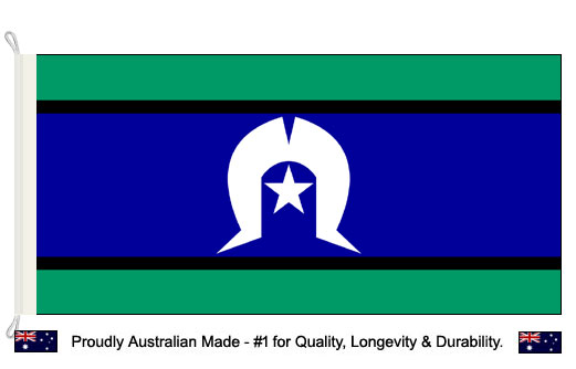 Australian made Torres Strait Islander flag 900 x 1800