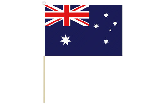 Australia flag 300 x 450 | Australia day hand waving flag