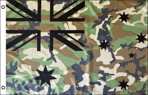 Image of Australia Camo flag 900 x 1500 Large ACM flagpole flag