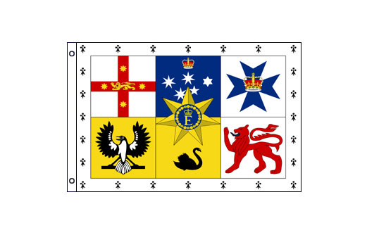Royal Standard of Australia flagpole flag 600 x 900