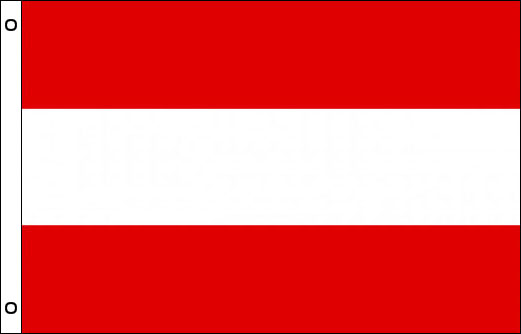 Image of Austria flagpole flag Austrian funeral flag