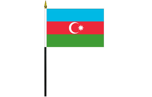 Azerbaijan desk flag | Azerbaijan school project flag