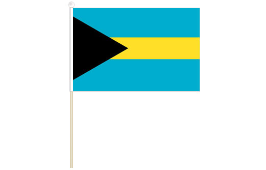 Bahamas hand waving flag | Bahamas stick flag