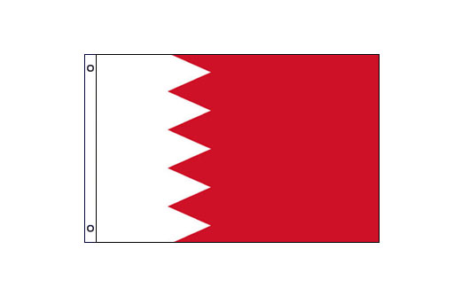 Bahrain flag 600 x 900 | Medium Bahrain flagpole flag