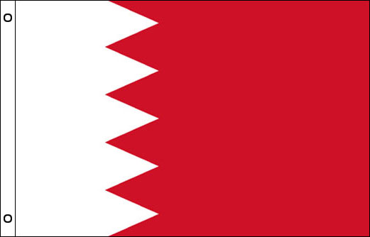 Bahrain flagpole flag | Bahrain funeral flag