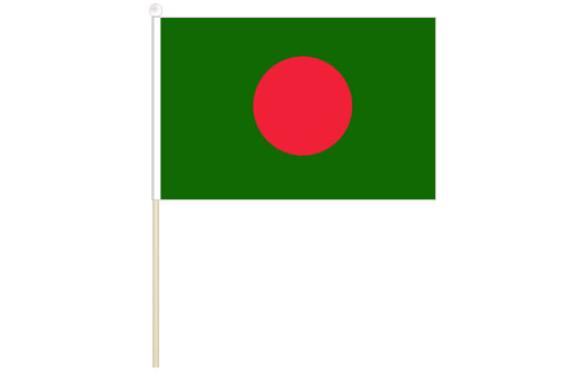 Bangladesh hand waving flag | Bangladesh stick flag
