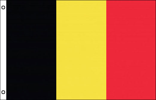 Belgium flag 900 x 1500 | Large Belgian flagpole flag