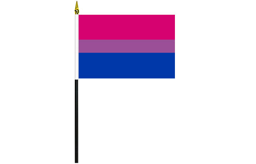 Image of Bi pride desk flag Bisexual table flag Bi pride flag