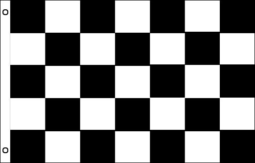Image of Flag of Black and white check flag 900 x 1500 Check racing flag