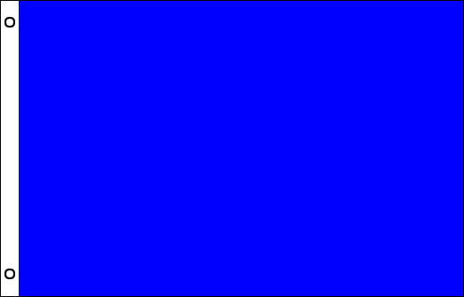 Blue flag 900 x 1500mm | Blue sports day flag
